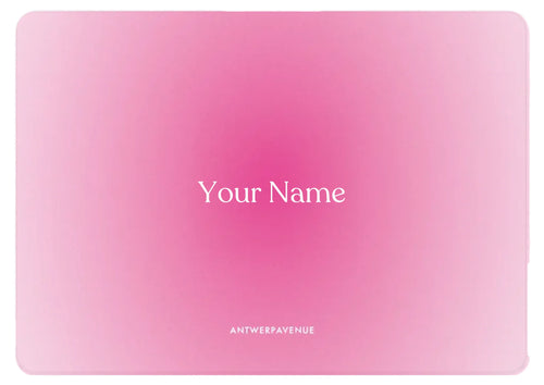 Pink Gradient MacBook custom case