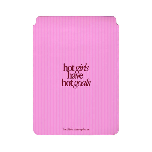 Hot Girls Have Hot Goals laptop sleeve