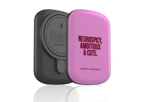 Neurospicy, Ambitious & Cute magnetic power bank