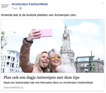 Amsterdam Fashion Week, Mercedes Benz & Antwerp Avenue