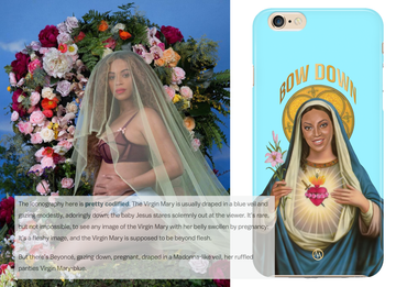 We saw Beyonce as Mother Mary before Beyonce did!