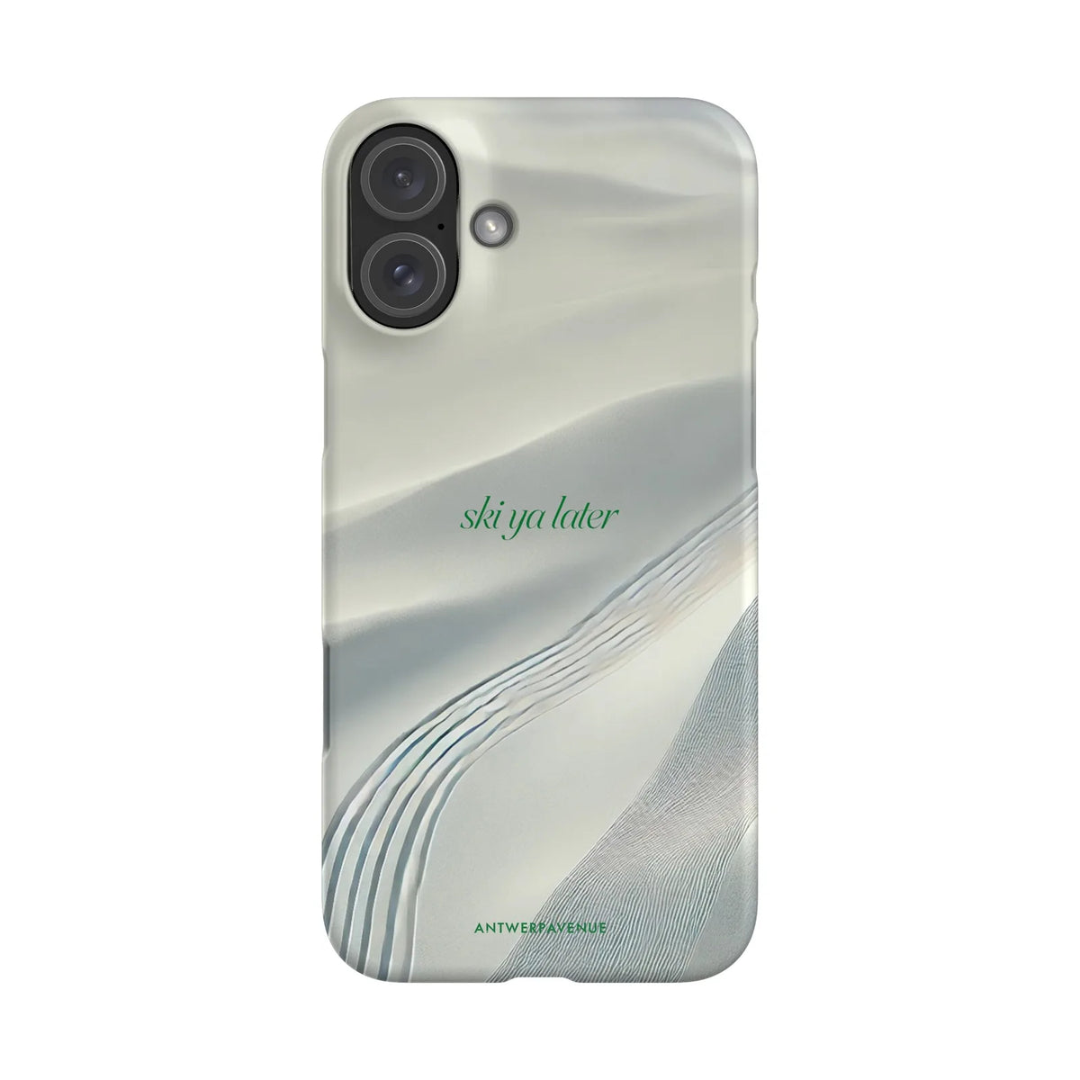 Ski Ya Later - Case - iPhone 16 Plus Snap mockup