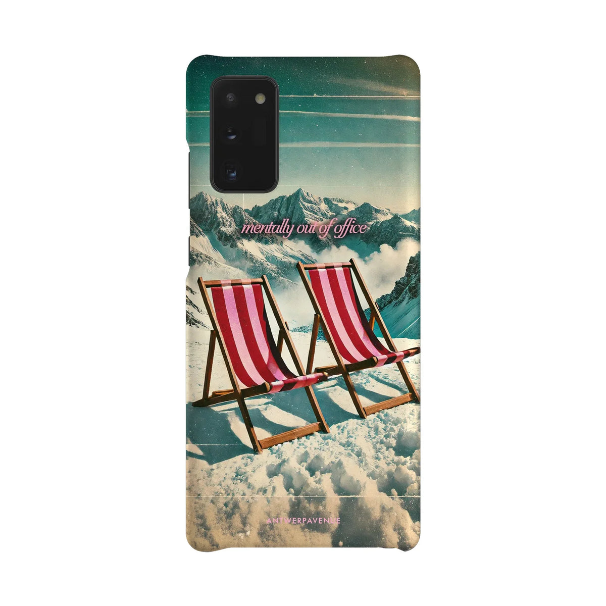 Mentally Out of Office - Case - Galaxy Note 20 Snap mockup