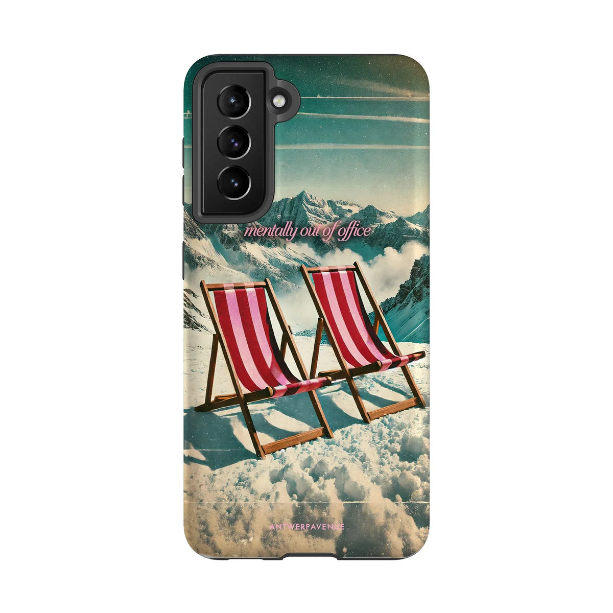 Mentally Out of Office - Case - Galaxy S21 FE mockup
