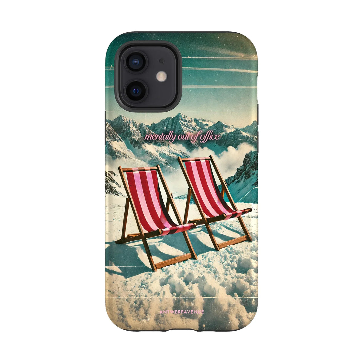 Mentally Out of Office - Case - iPhone 12 mockup
