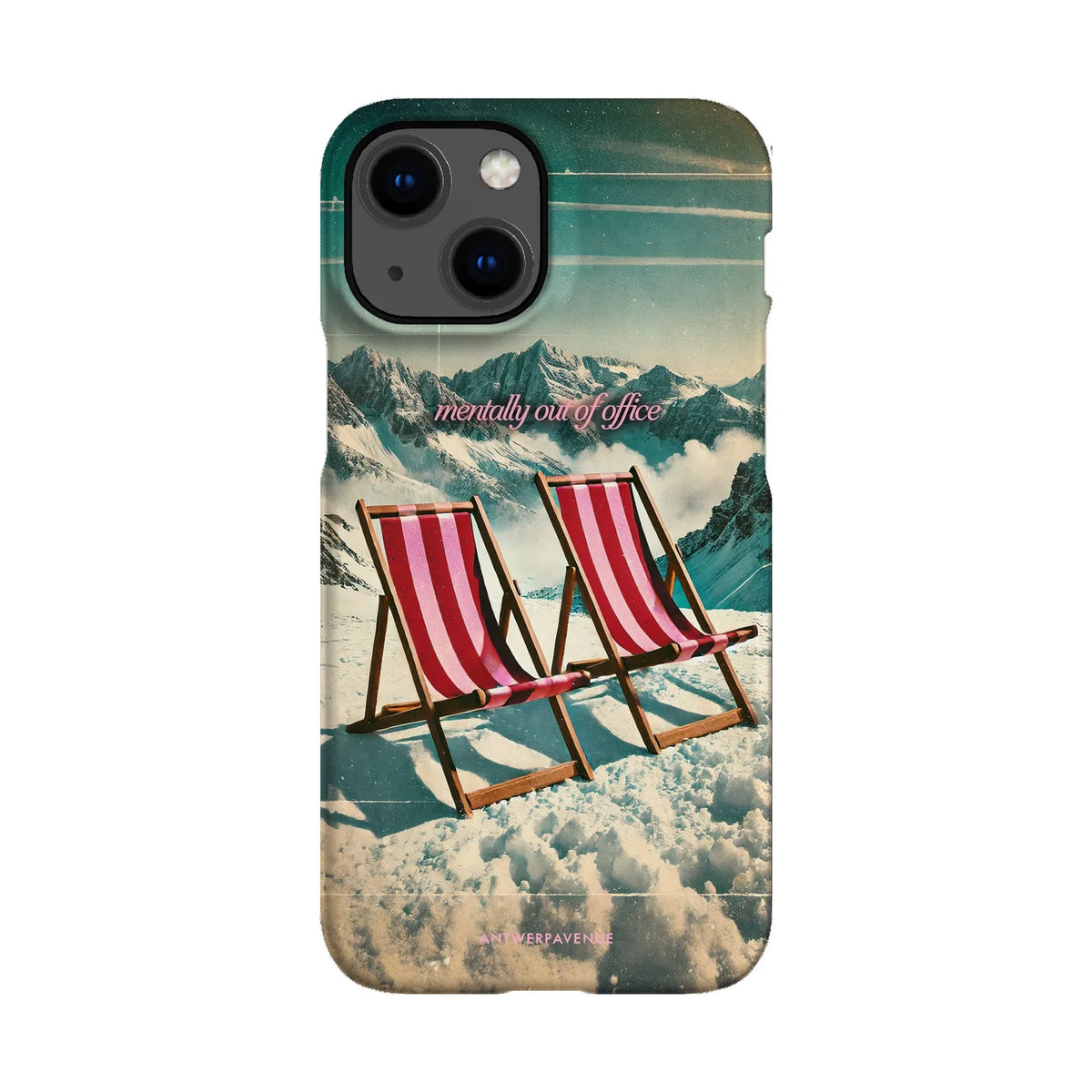 Mentally Out of Office - Case - iPhone 13 Mini Snap mockup