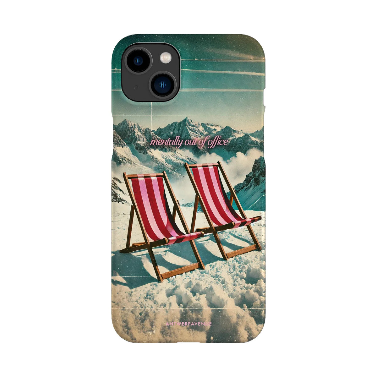 Mentally Out of Office - Case - iPhone 14 Plus Snap mockup