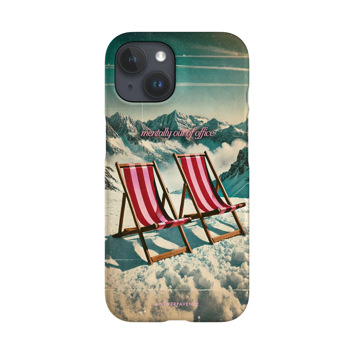 Mentally Out of Office - Case - iPhone 15 Snap mockup