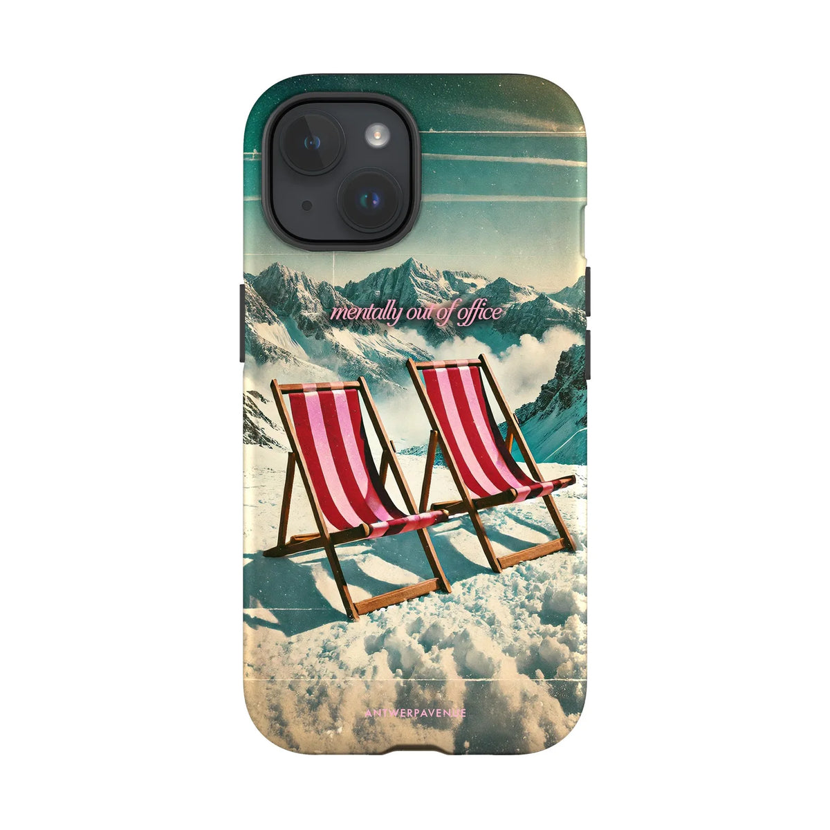 Mentally Out of Office - Case - iPhone 15 mockup