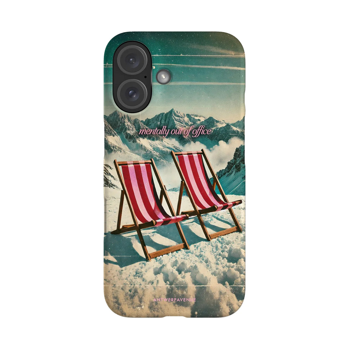 Mentally Out of Office - Case - iPhone 16 Snap mockup