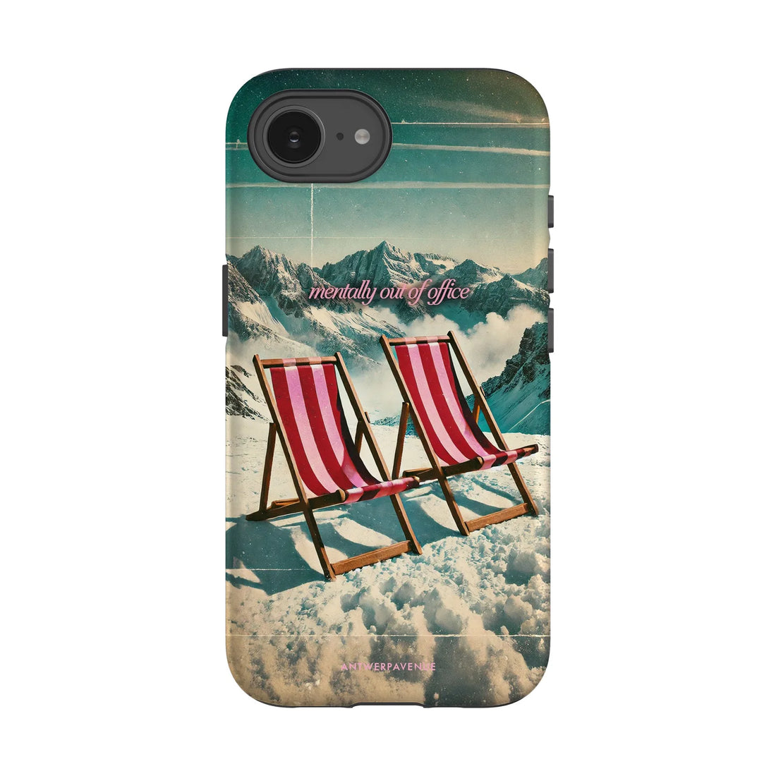 Mentally Out of Office - Case - iPhone 16e mockup