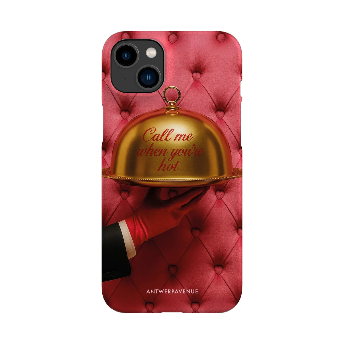 Call me when you're hot - Case - iPhone 14 Plus Snap mockup