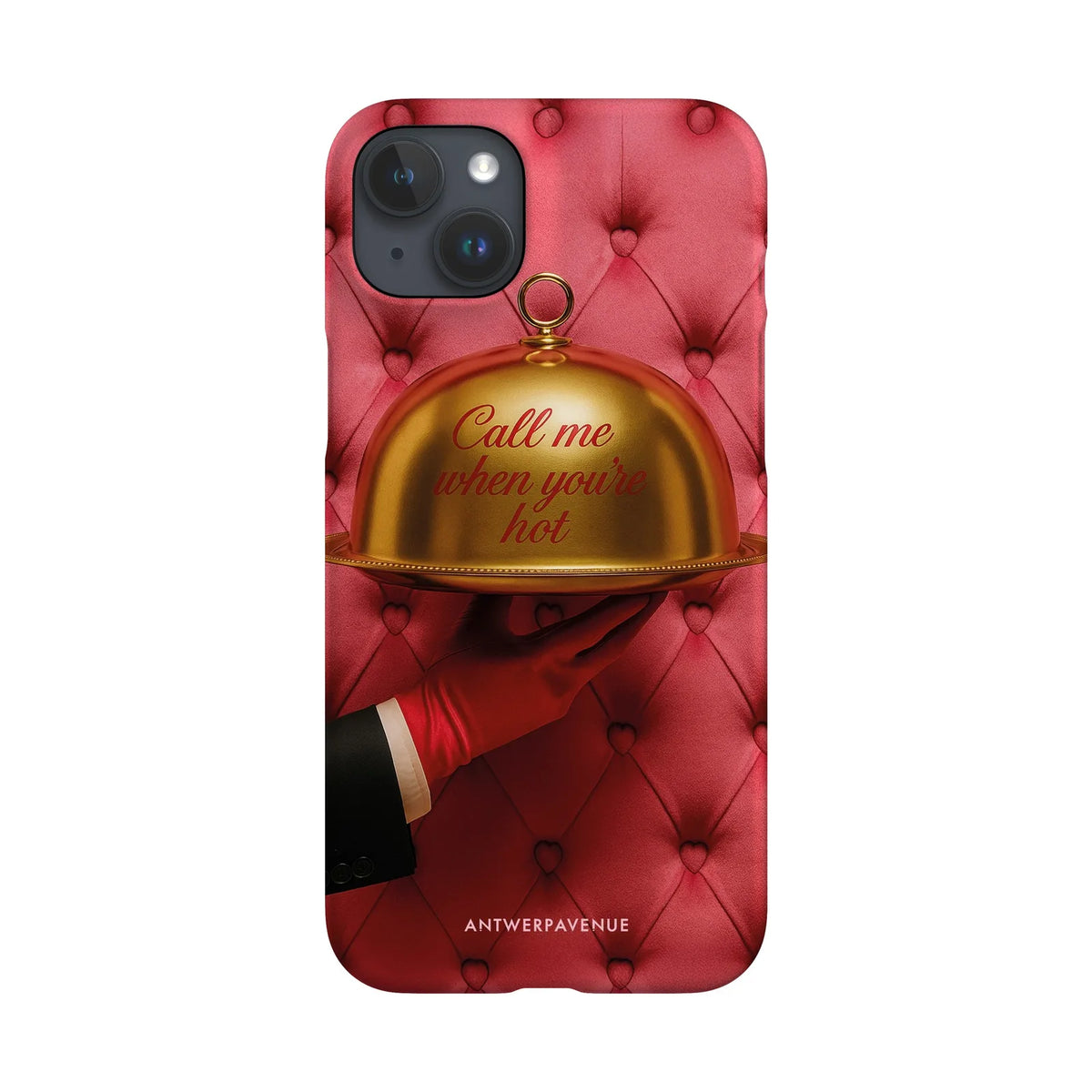 Call me when you're hot - Case - iPhone 15 Plus Snap mockup