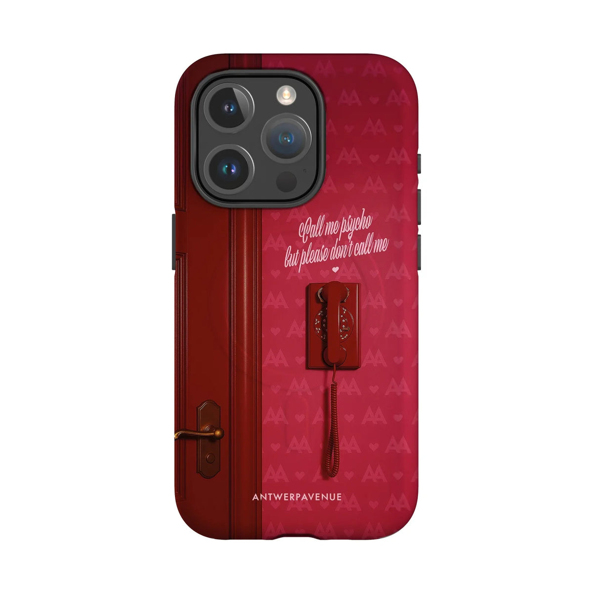 Call me psycho - Case - iPhone 15 Pro MagSafe mockup