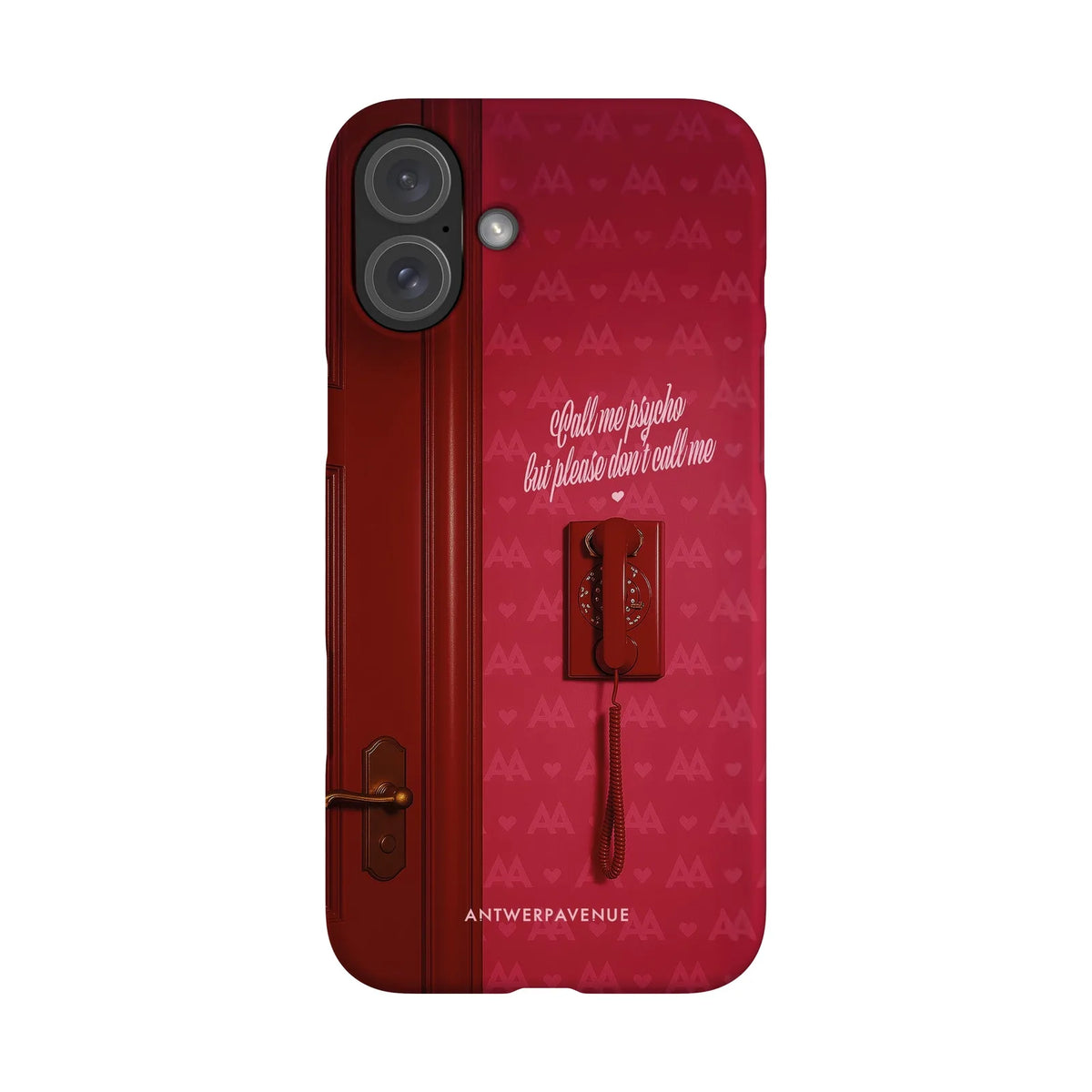 Call me psycho - Case - iPhone 16 Plus Snap mockup