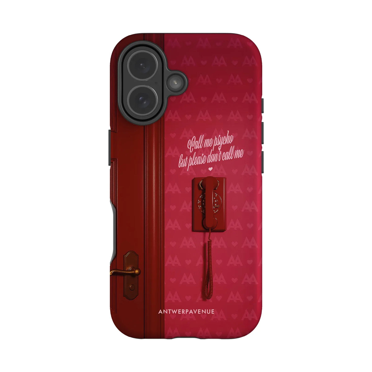 Call me psycho - Case - iPhone 17 mockup