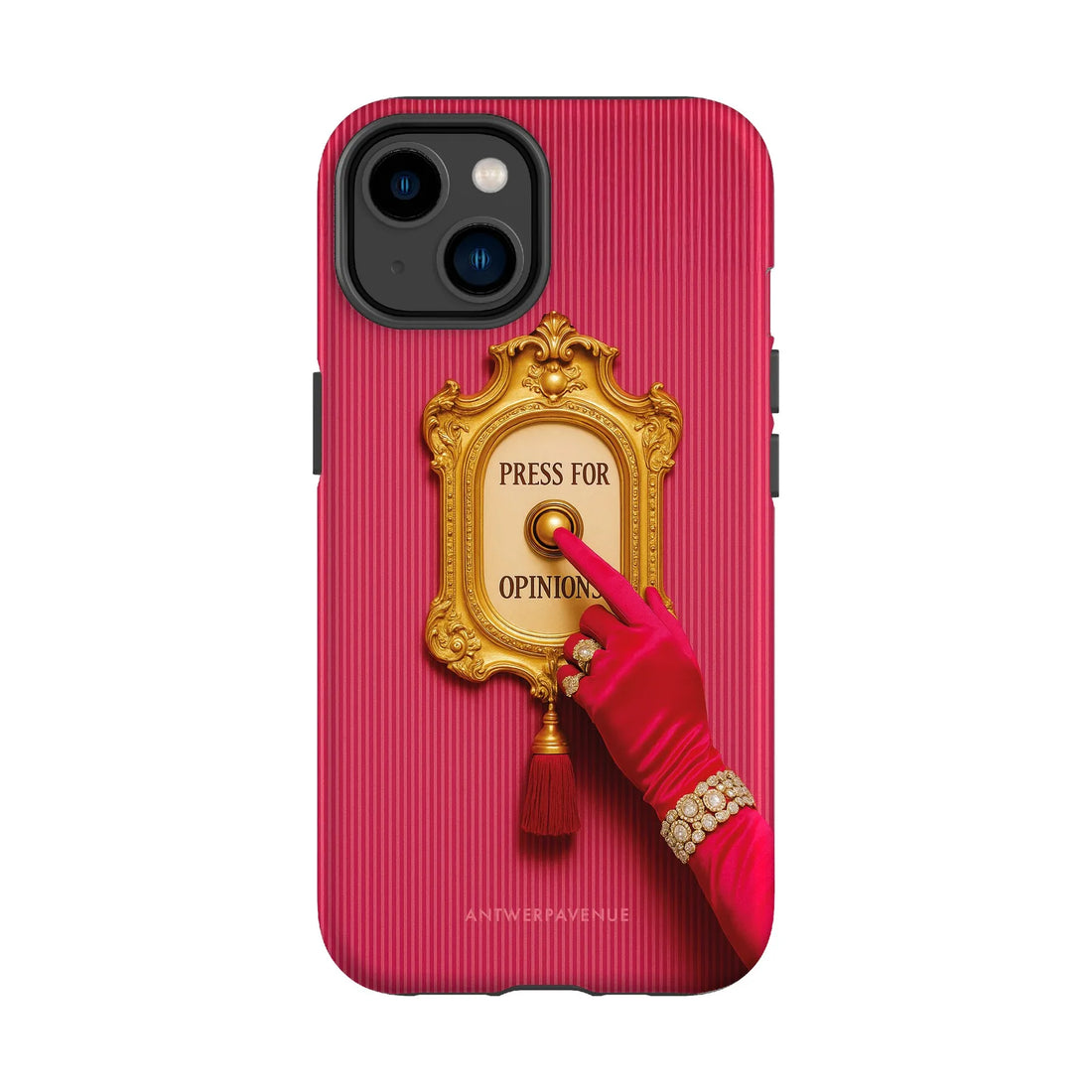 Press for opinions - Case - iPhone 14 mockup