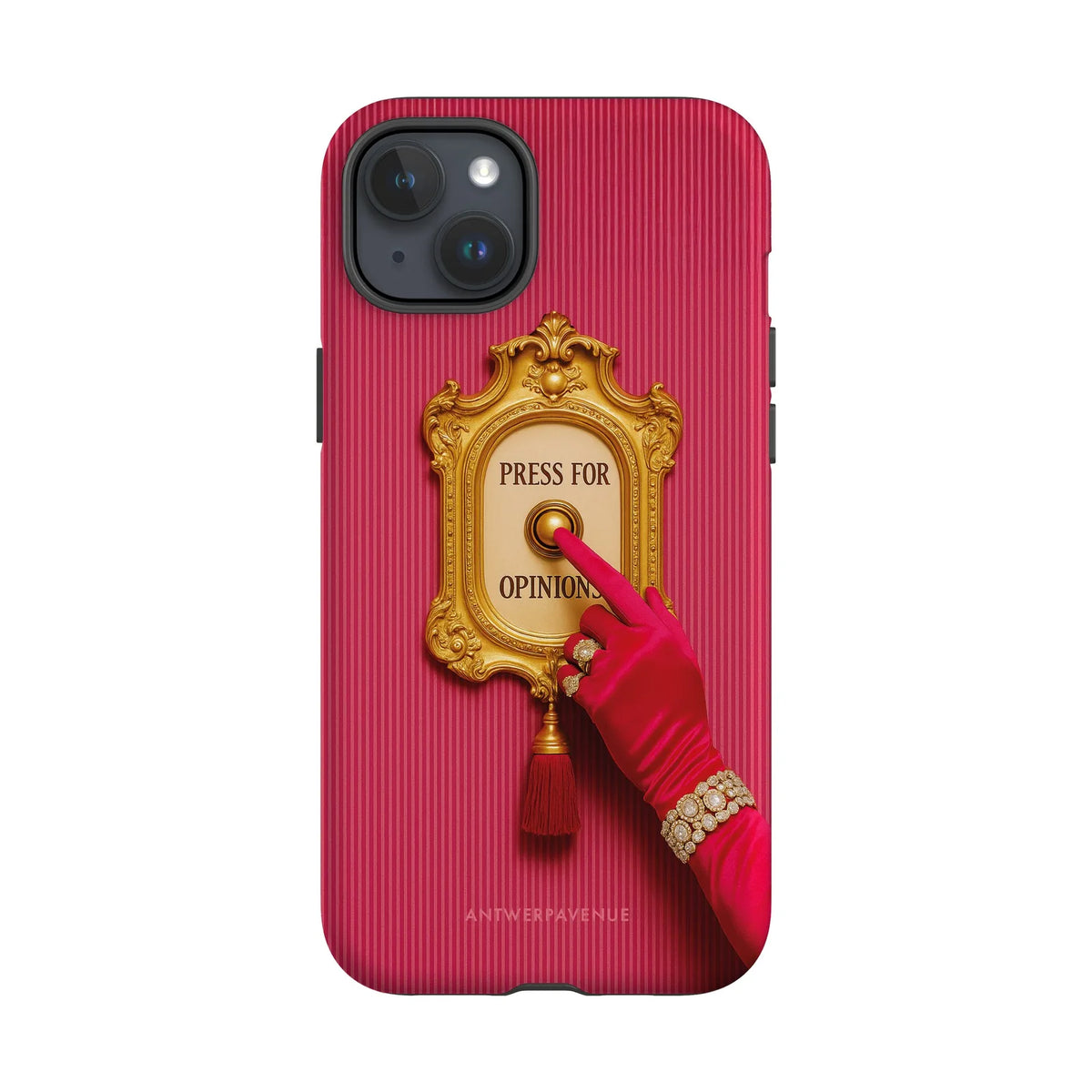 Press for opinions - Case - iPhone 15 Plus mockup