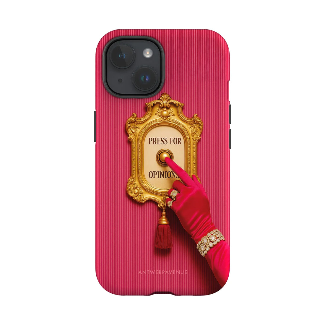 Press for opinions - Case - iPhone 15 mockup