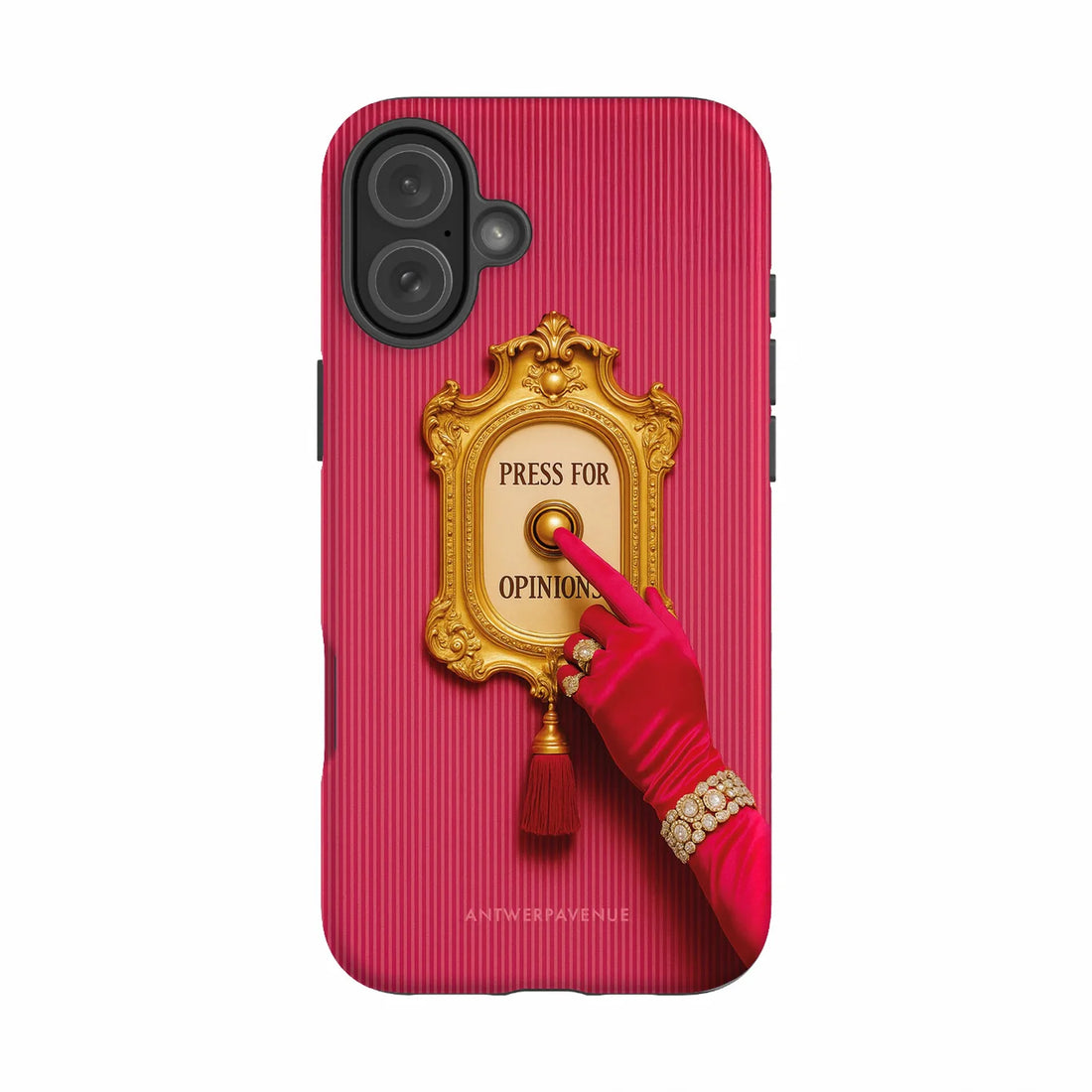 Press for opinions - Case - iPhone 16 Plus mockup