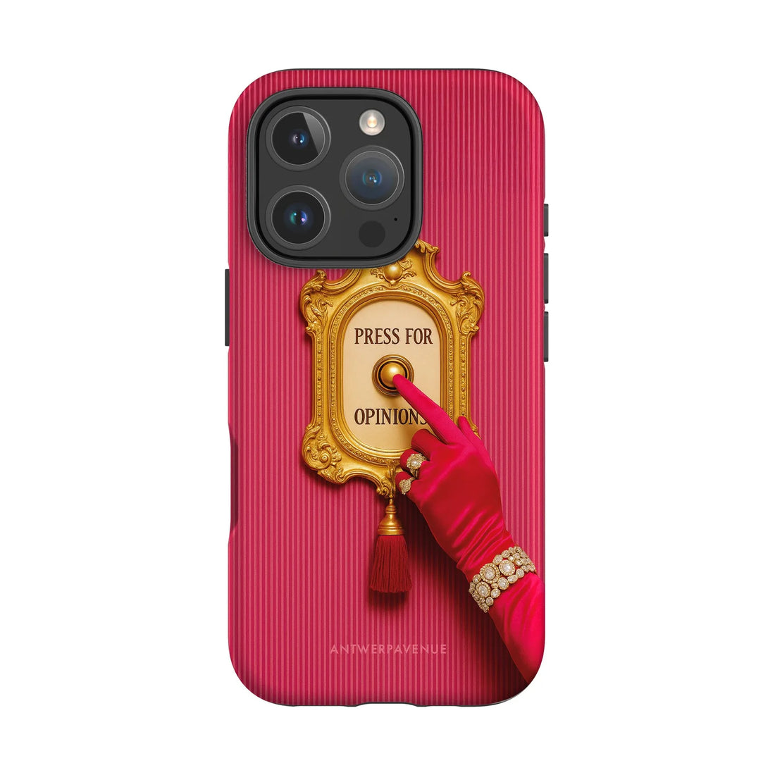 Press for opinions - Case - iPhone 16 Pro mockup