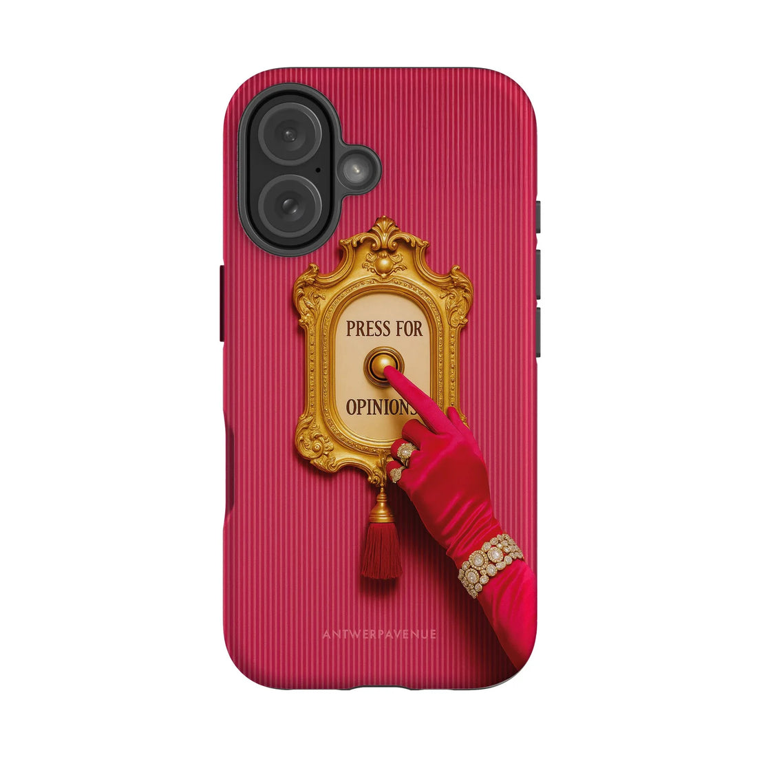 Press for opinions - Case - iPhone 16 mockup