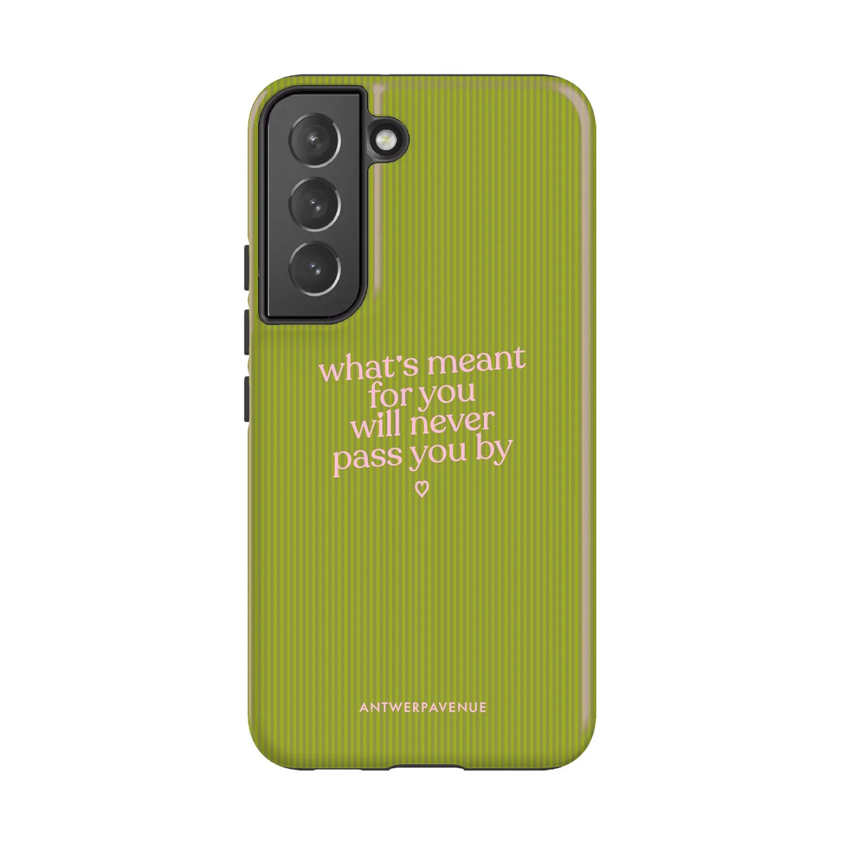 What's meant for you green - Case - Galaxy S22 mockup