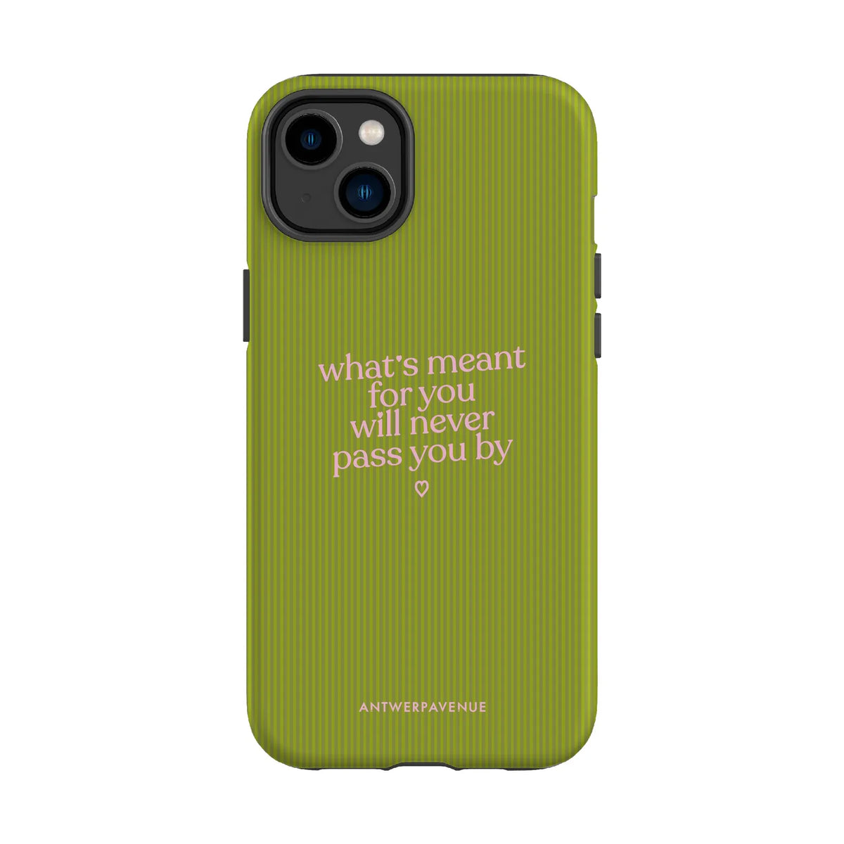 What's meant for you green - Case - iPhone 14 Plus mockup