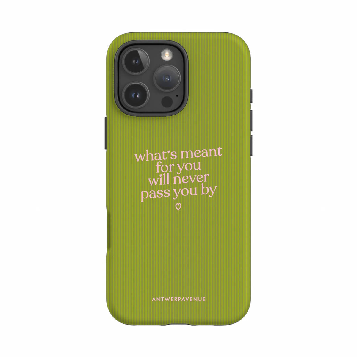 What's meant for you green - Case - iPhone 16 Pro Max mockup