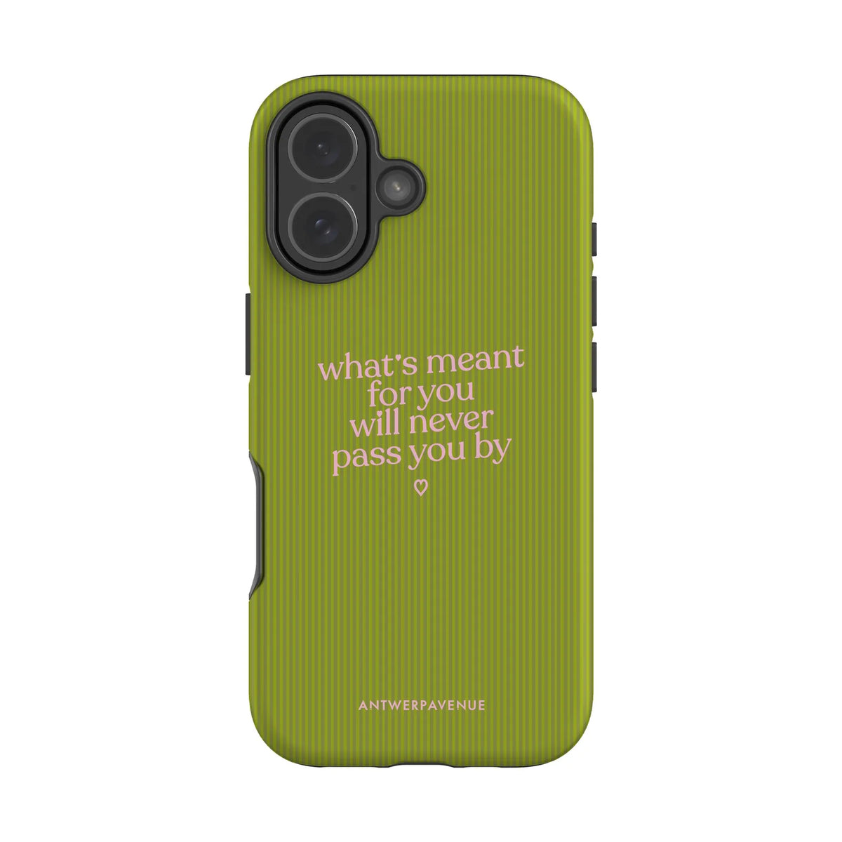 What's meant for you green - Case - iPhone 17 mockup