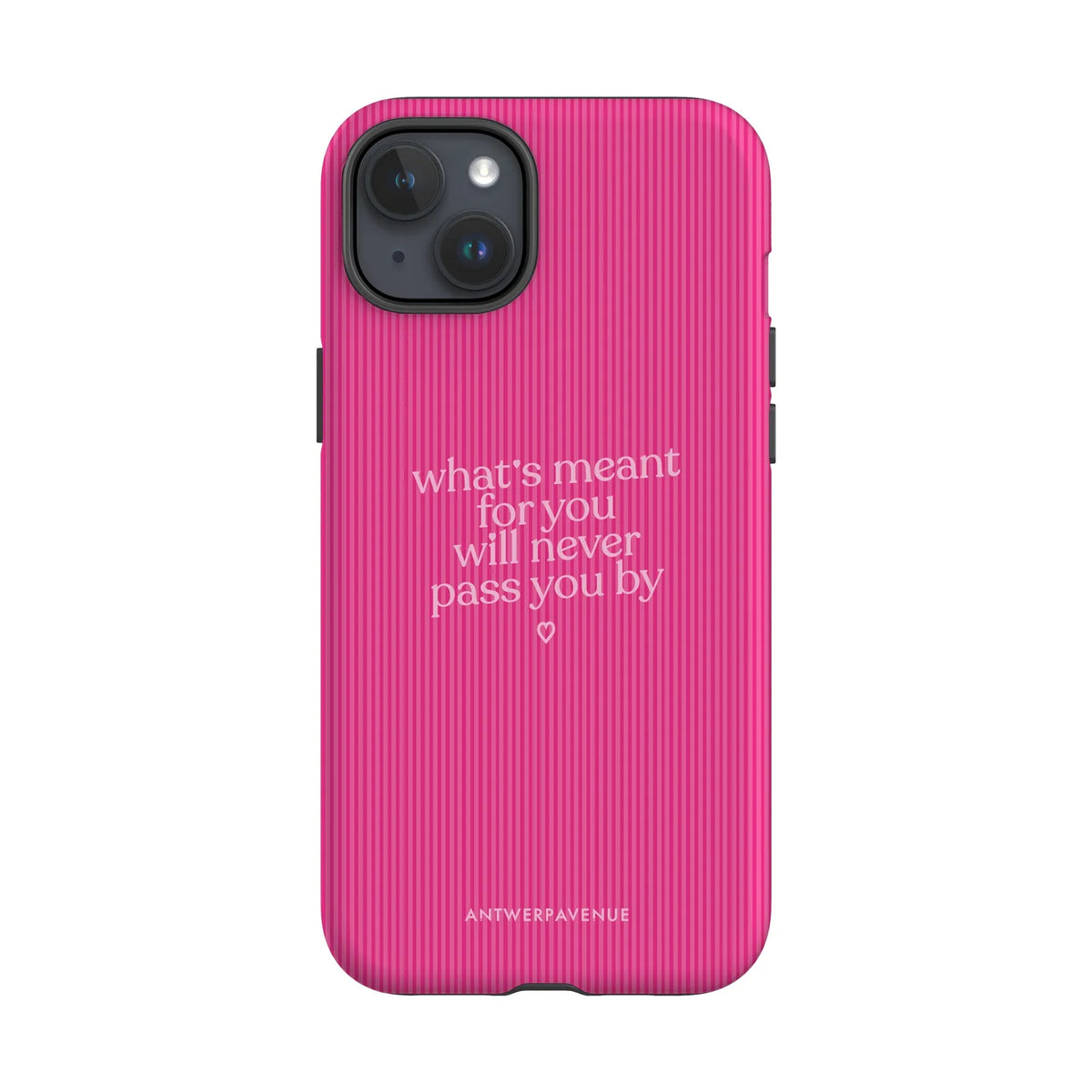 What's meant for you pink - Case - iPhone 15 Plus mockup