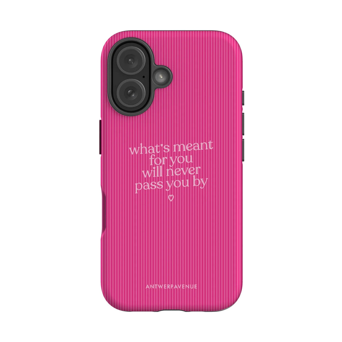 What's meant for you pink - Case - iPhone 16 mockup