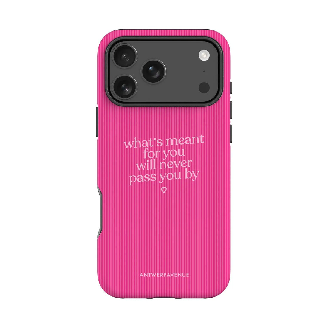 What's meant for you pink - Case - iPhone Pro mockup