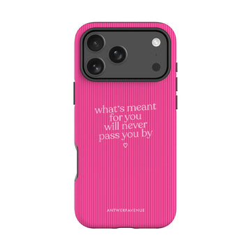 What's meant for you gsm-hoesje in roze voor iPhone