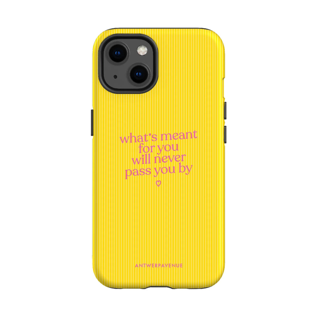 What's meant for you yellow - Case - iPhone 13 mockup