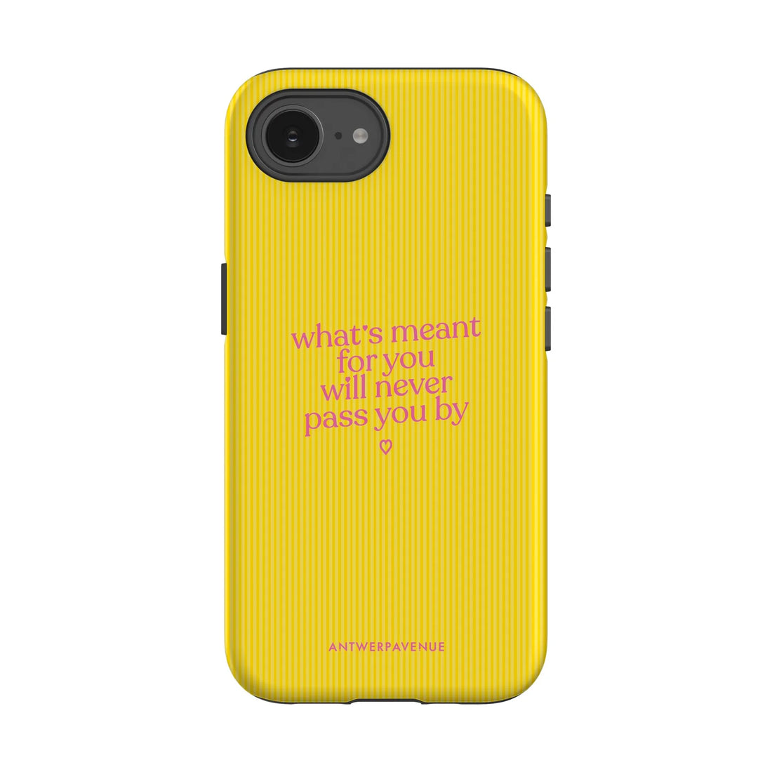 What's meant for you yellow - Case - iPhone 16e mockup