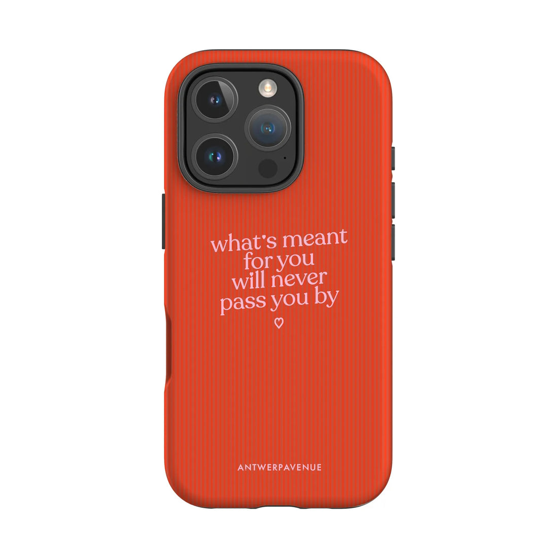 What's meant for you orange - Case - iPhone 16 Pro mockup