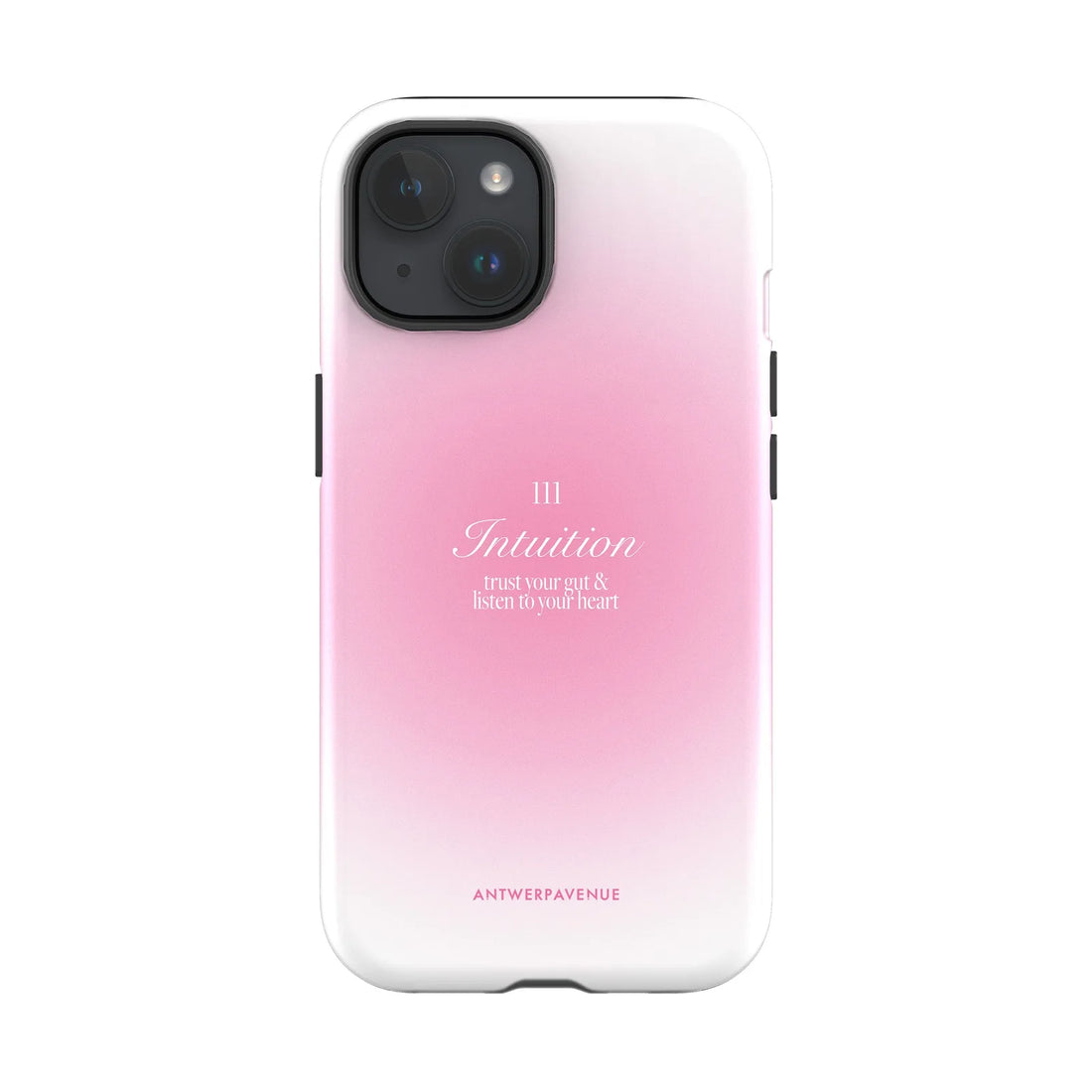 111 Intuition - Pink Case - iPhone 15 mockup