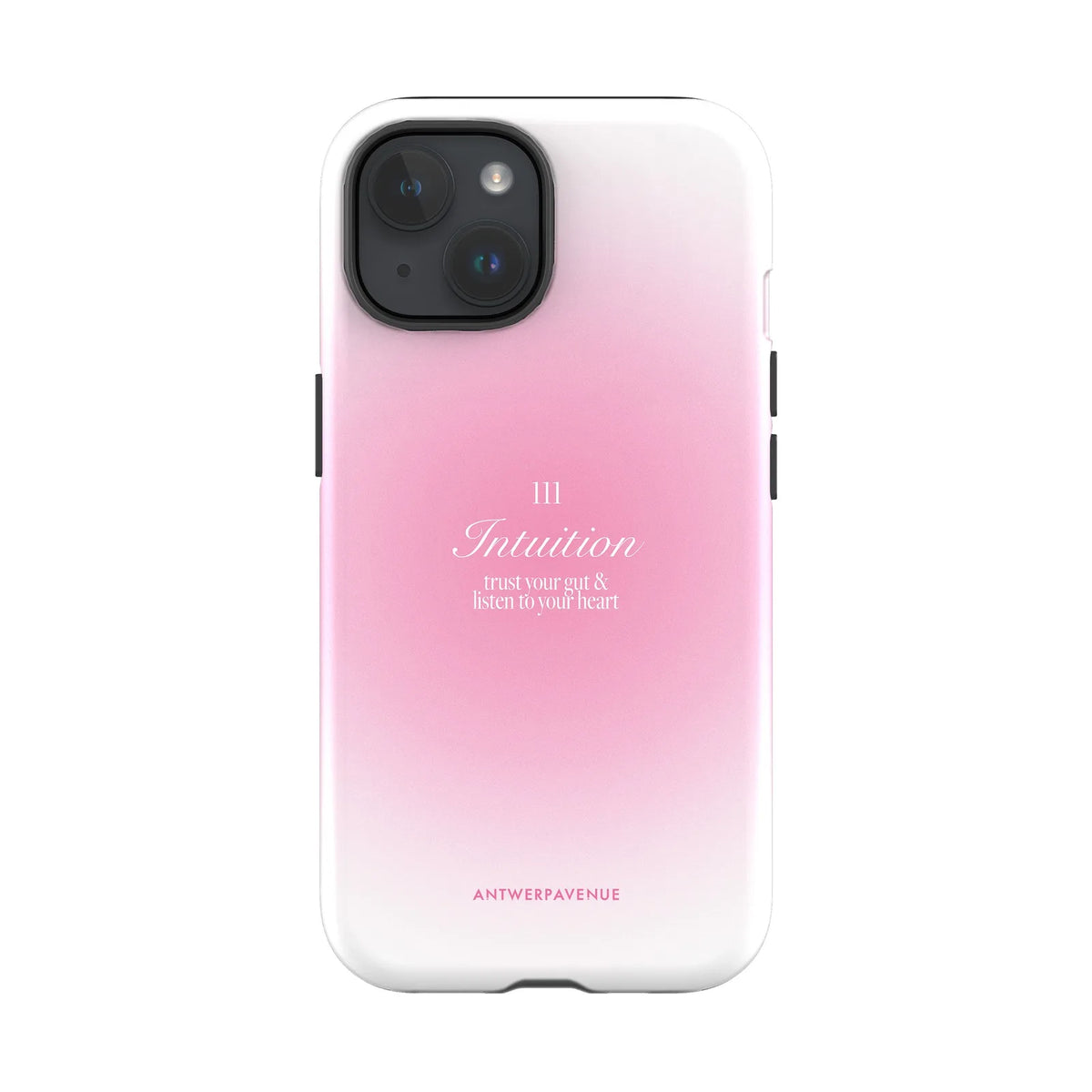 111 Intuition - Pink Case - iPhone 15 mockup