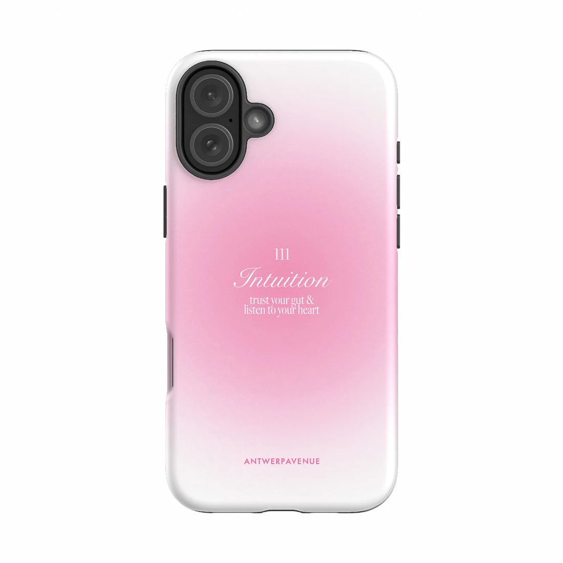 111 Intuition - Pink Case - iPhone 16 Plus mockup
