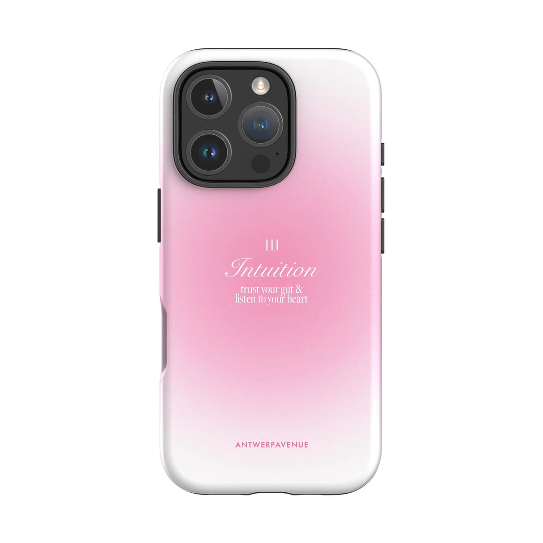 111 Intuition - Pink Case - iPhone 16 Pro mockup