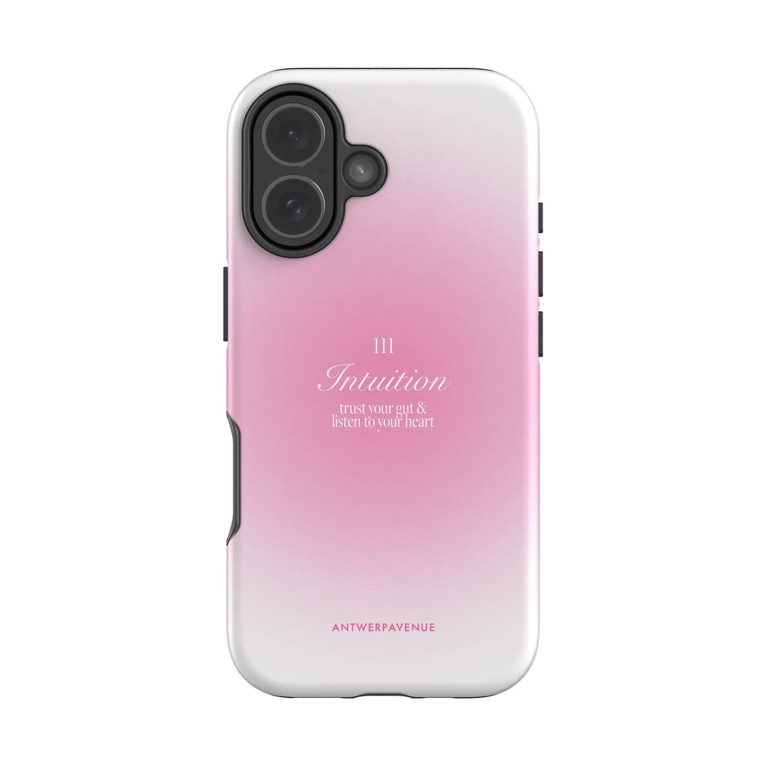 111 Intuition - Pink Case - iPhone 17 mockup