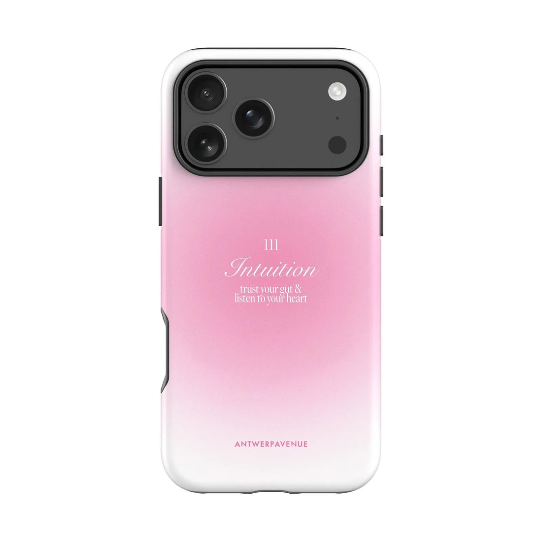 111 Intuition - Pink Case - iPhone Pro mockup