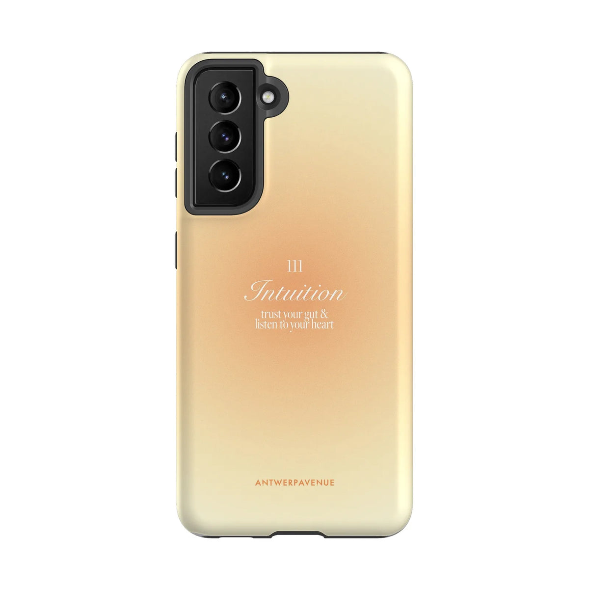 111 Intuition - Yellow Case - Galaxy S21 FE mockup