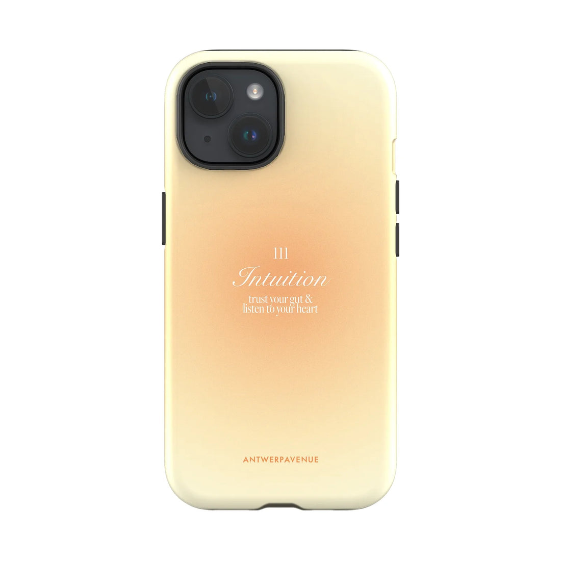 111 Intuition - Yellow Case - iPhone 15 mockup