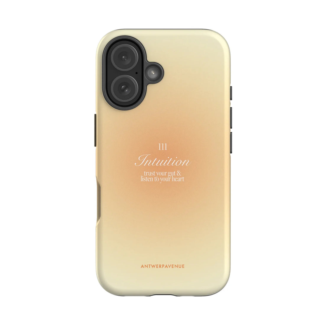 111 Intuition - Yellow Case - iPhone 16 mockup