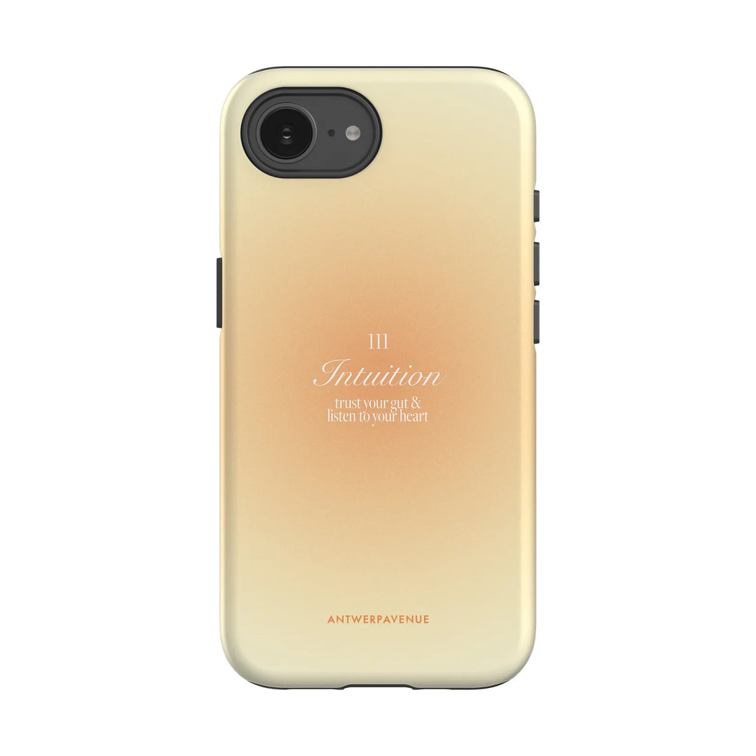 111 Intuition - Yellow Case - iPhone 16e mockup