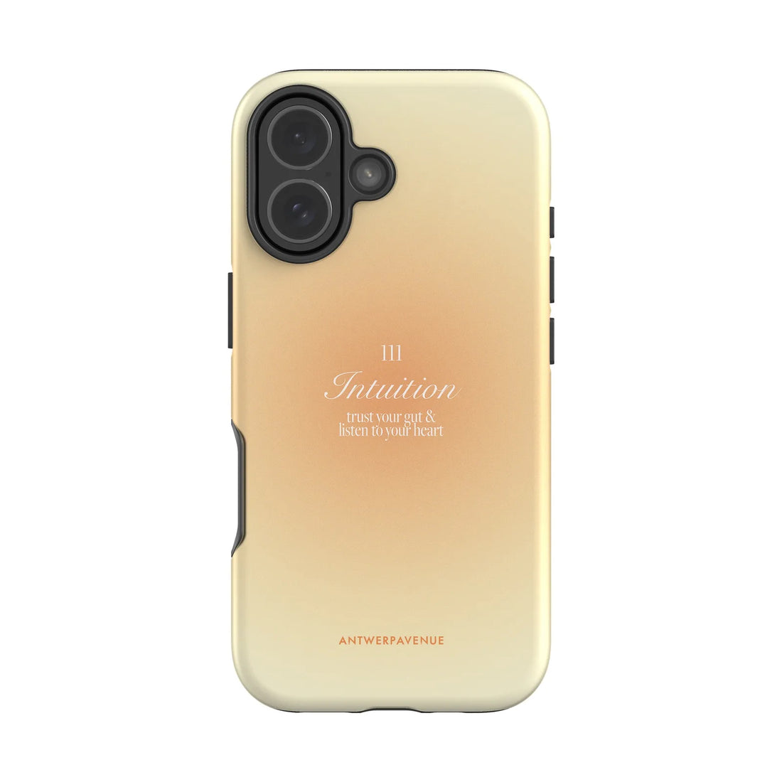 111 Intuition - Yellow Case - iPhone 17 mockup