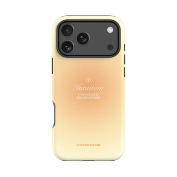111 Intuition gsm-hoesje in geel voor iPhone