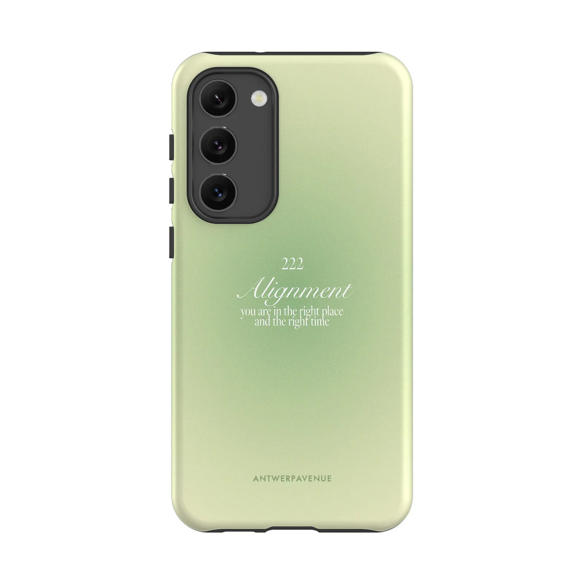 222 Alignment - Green Case - Galaxy S23 Plus mockup